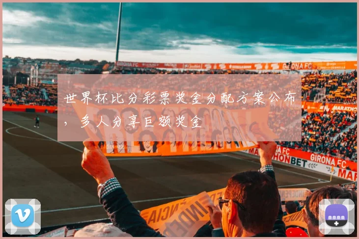 世界杯比分彩票奖金分配方案公布，多人分享巨额奖金