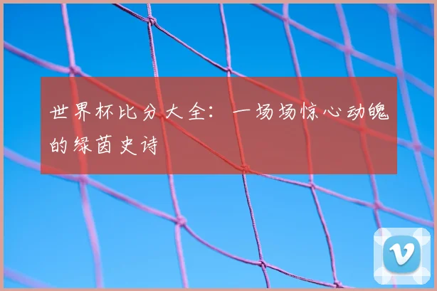 世界杯比分大全：一场场惊心动魄的绿茵史诗