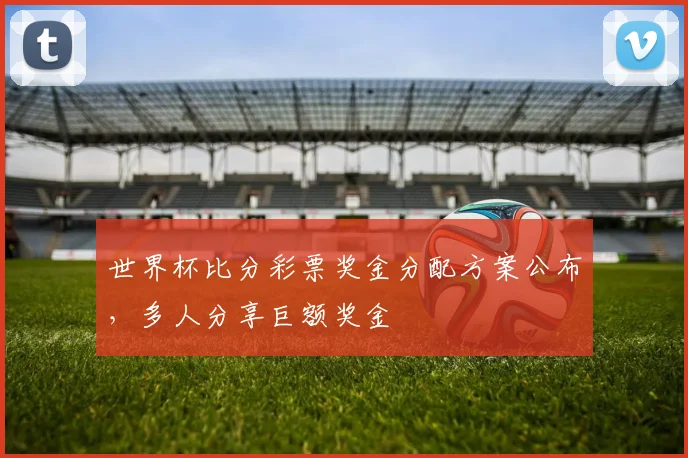 世界杯比分彩票奖金分配方案公布，多人分享巨额奖金